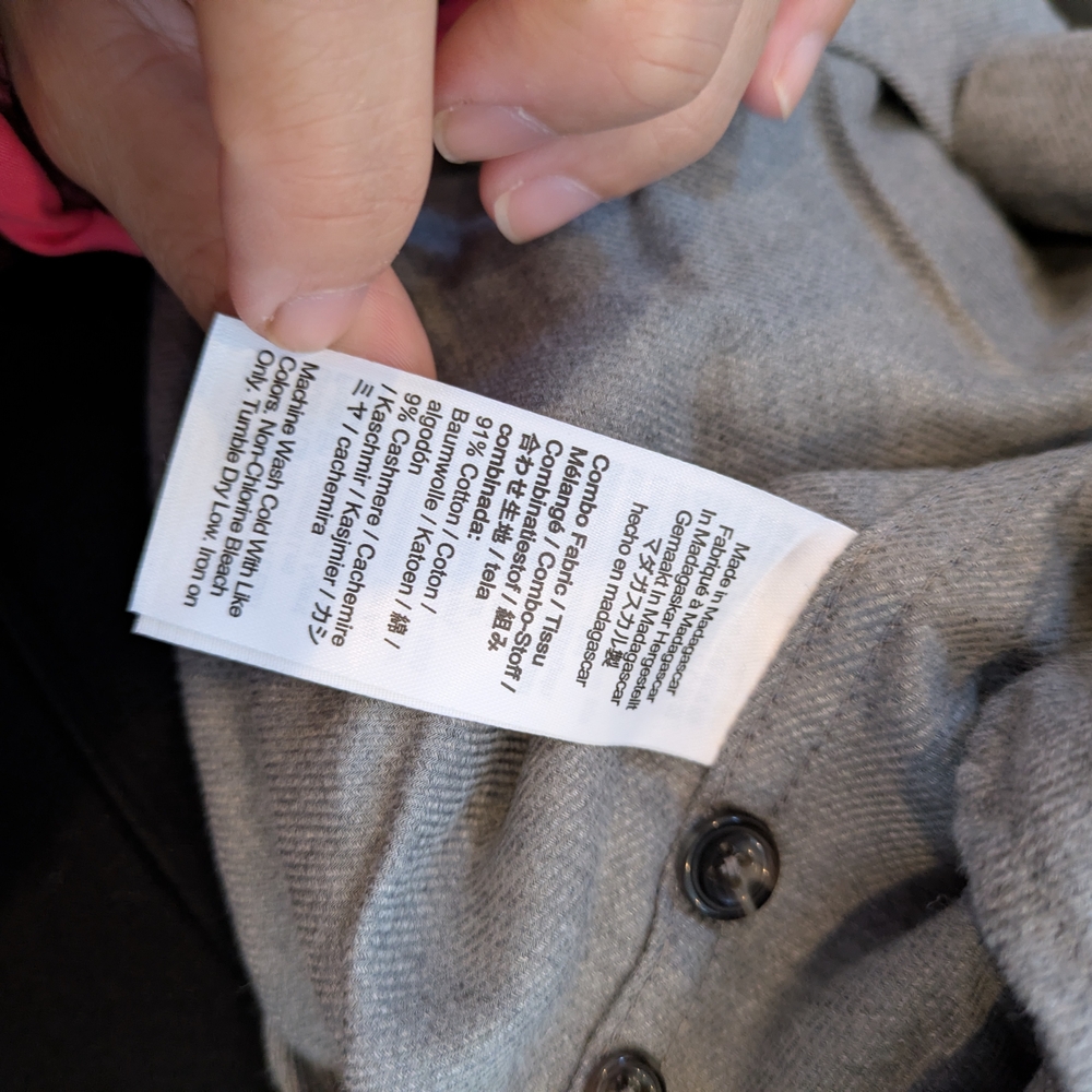 J. Crew Men's Shirt Cotton-cashmere blend shirt - Picture 5 of 8